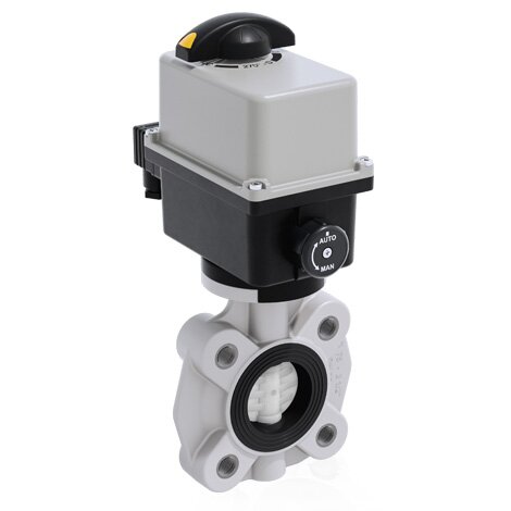 FKOF/CE 90-240V AC LUG ISO-DIN - Robinet fluture actionat electric DN 65:100