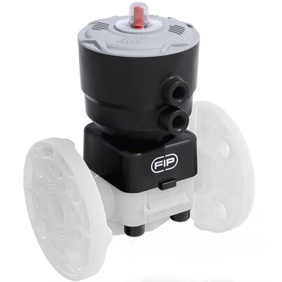 DKOF/CP DA - Supapă cu diafragmă cu 2 căi acționată pneumatic PN 10 DN 15:65