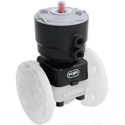 DKOAF/CP NO - Supapă cu diafragmă cu 2 căi acționată pneumatic PN 10 DN 15:65