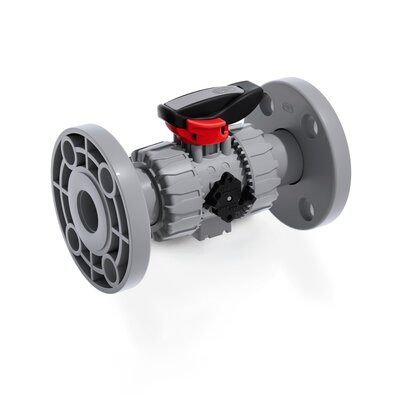VKDOAC - Vană cu bilă cu 2 căi DUAL BLOCK® DN 10:50