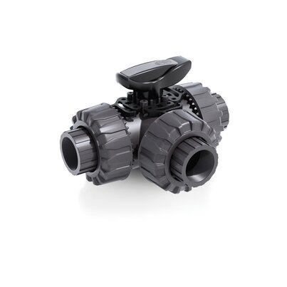 LKDGV - DUAL BLOCK® 3-way ball valve DN 10:50