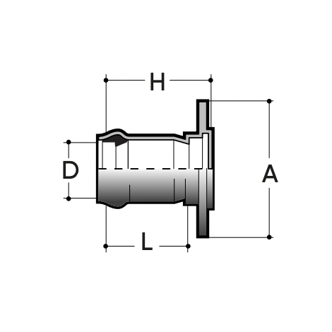 Single-joint Flanged PN10 Single-joint Flanged PN10