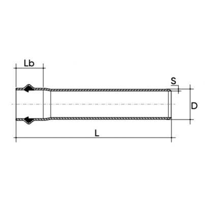 Pressure pipe PN16 DIN-8061-62 Forsheda