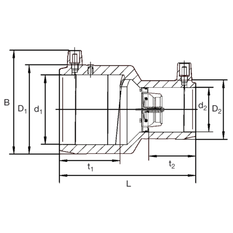 Gas-Stop Sentry GS by Maxitrol in Reducer