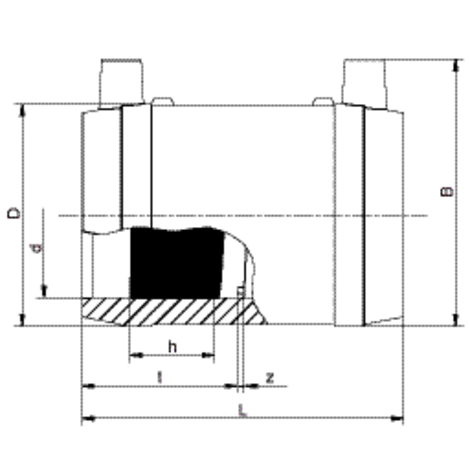 Cuple fără opritor interior, SDR 11