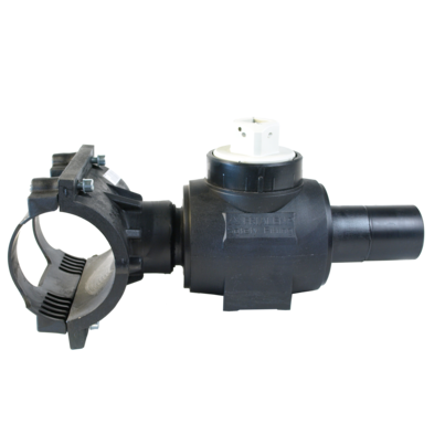 <P>Tapping ball valve for side tapping under pressure</P>