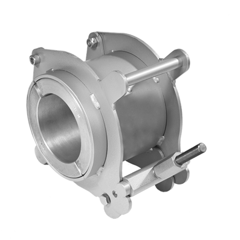 Coliere de rotunjire pentru repunerea secțiunii transversale rotunde a țevilor stoarse d 63 - d 180 Coliere de rotunjire pentru repunerea secțiunii transversale rotunde a țevilor stoarse d 63 - d 180