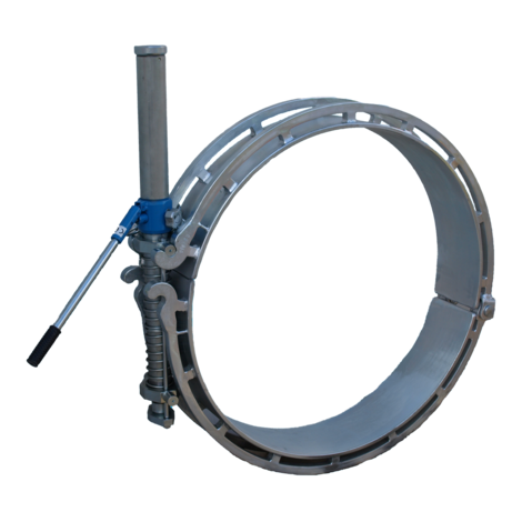 Colier rotund hidraulic pentru tevi d 280 - d 900 Colier rotund hidraulic pentru tevi d 280 - d 900