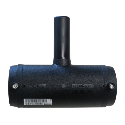 <P>T-piece with reduced spigot, SDR 11</P> <P>T-piece with reduced spigot, SDR 11</P>