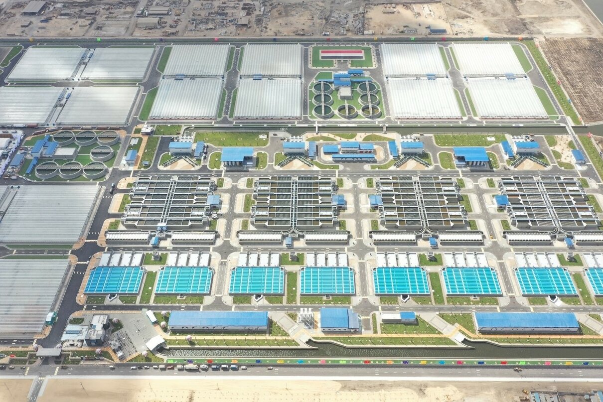 Aliaxis Spain supplies one of the world’s largest wastewater treatment plants