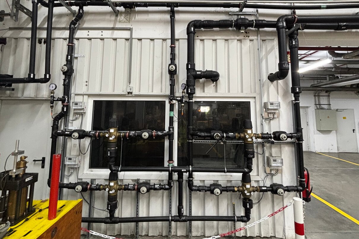 Efficient Cooling Water Supply for FRIALEN Production: Modern Piping System Solution Made of PE and PVC-U 